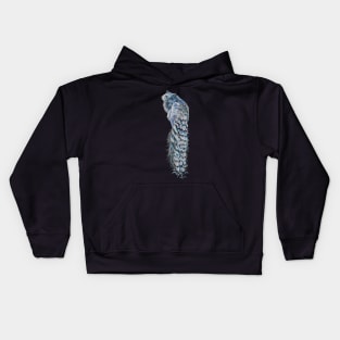 Peacock Cat Mix Kids Hoodie